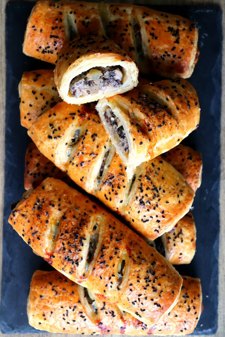Apple & Black Pudding Sausage Rolls