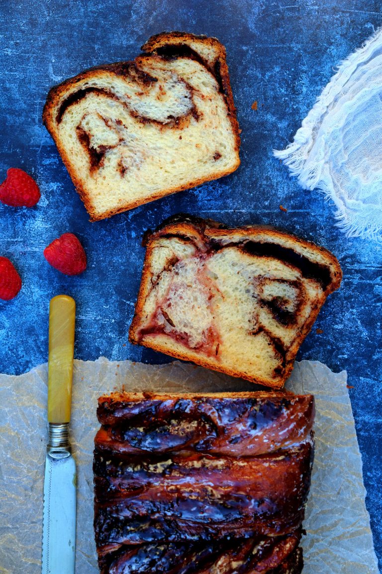 Nutella & Raspberry Babka