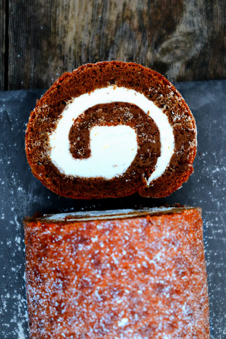 Coffee & Tia Maria Swiss Roll