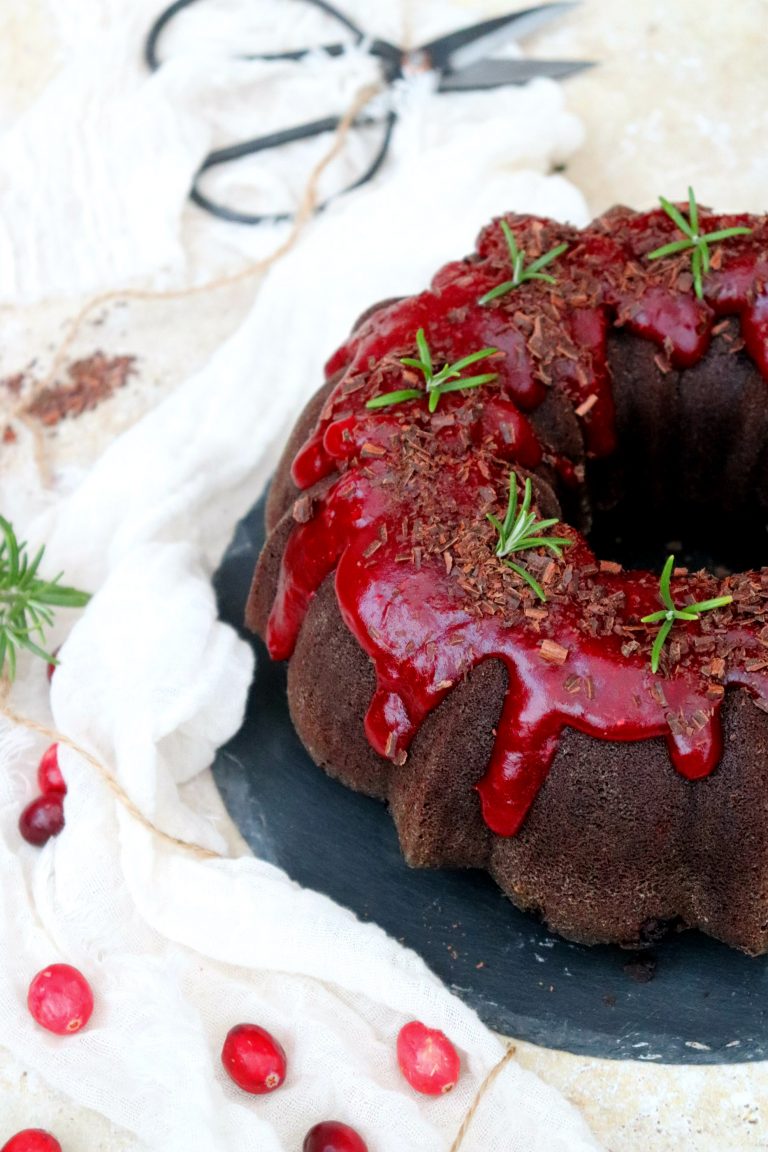 Chocolate & Cranberry Cake