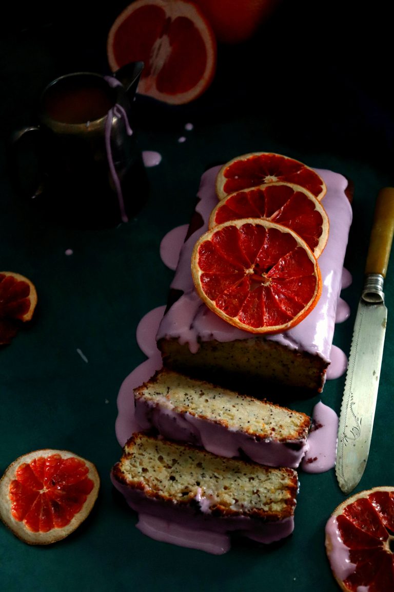 Grapefruit Poppy Seed Cake