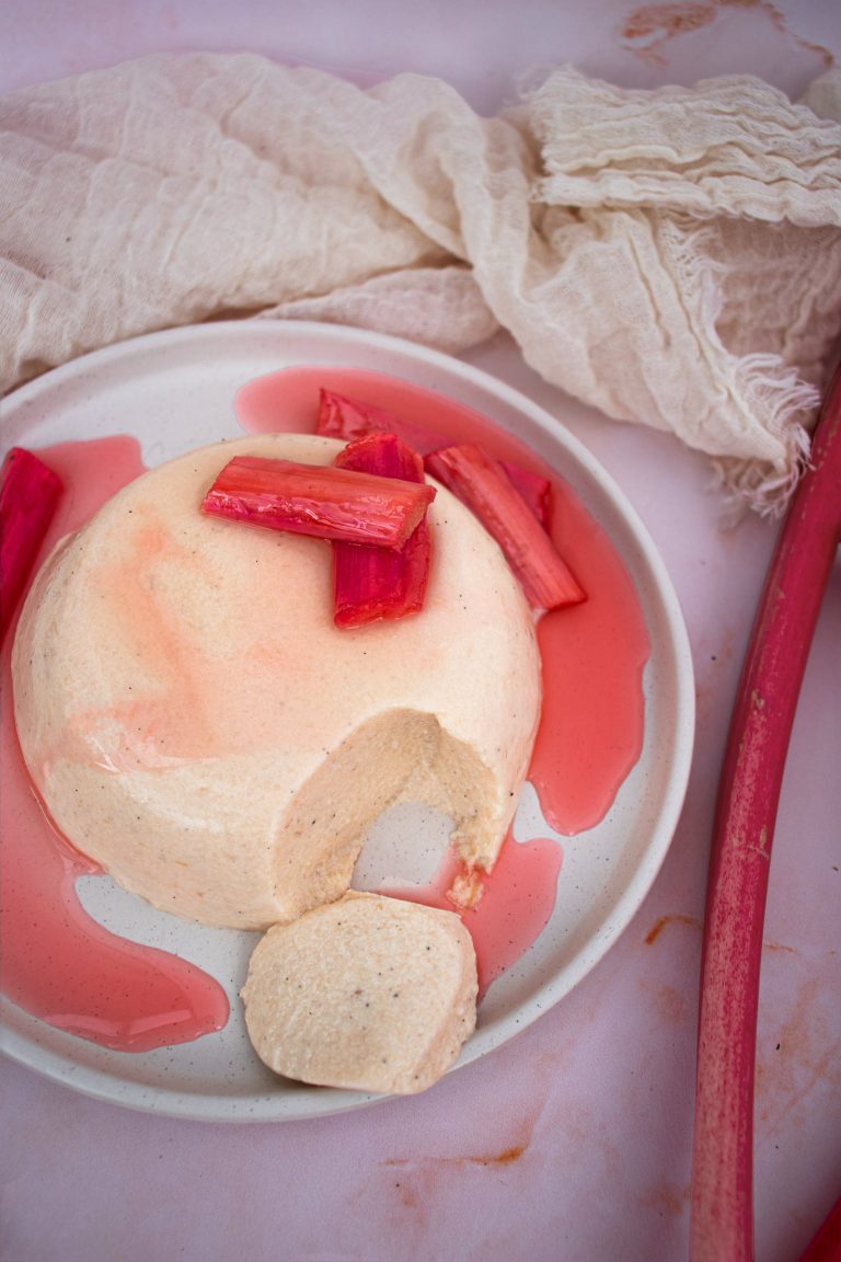 Rhubarb Panna Cotta