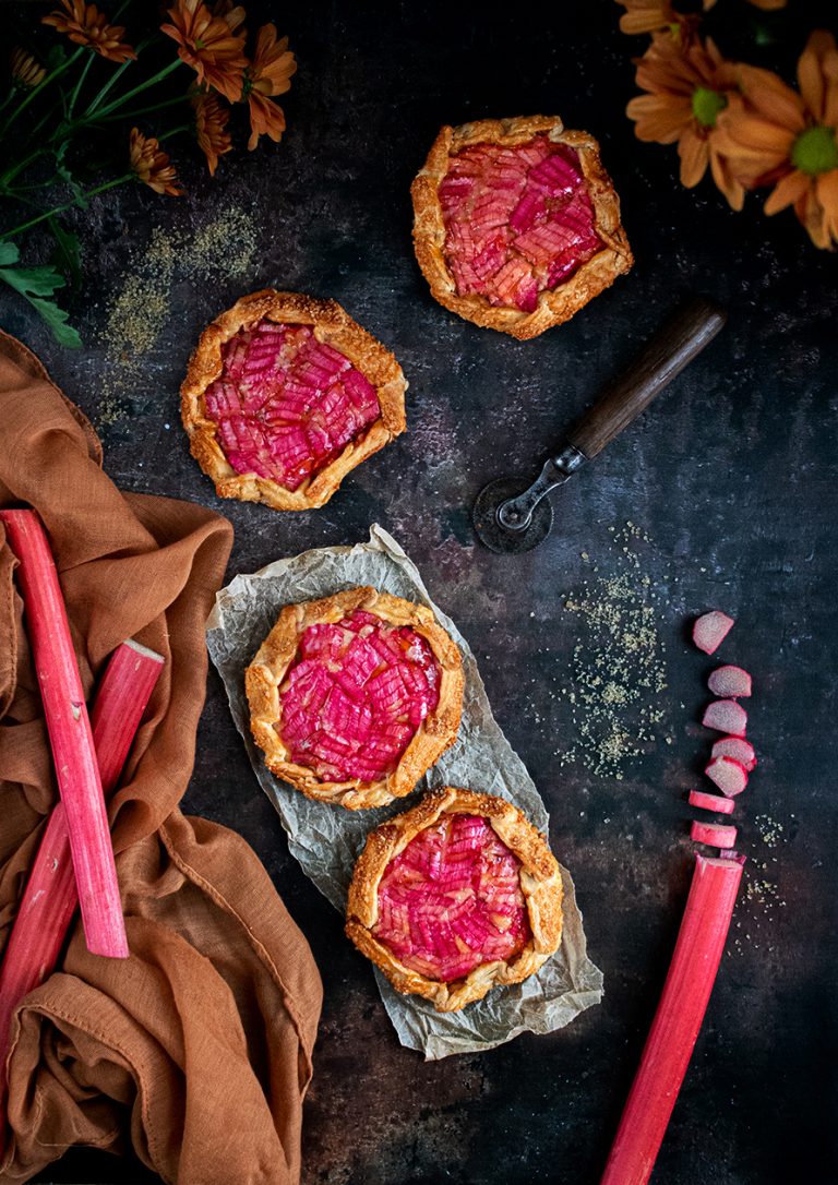 Rhubarb & Ginger Galettes