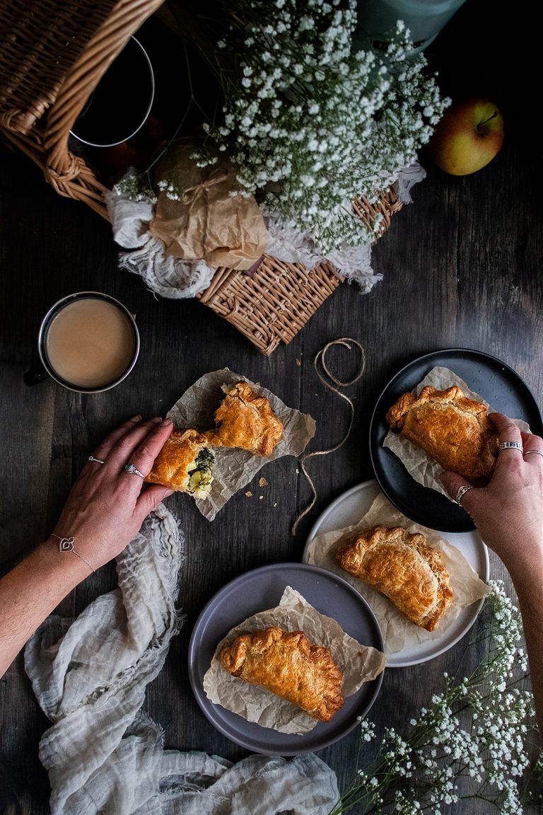 Wild Garlic & Cheese Pasties