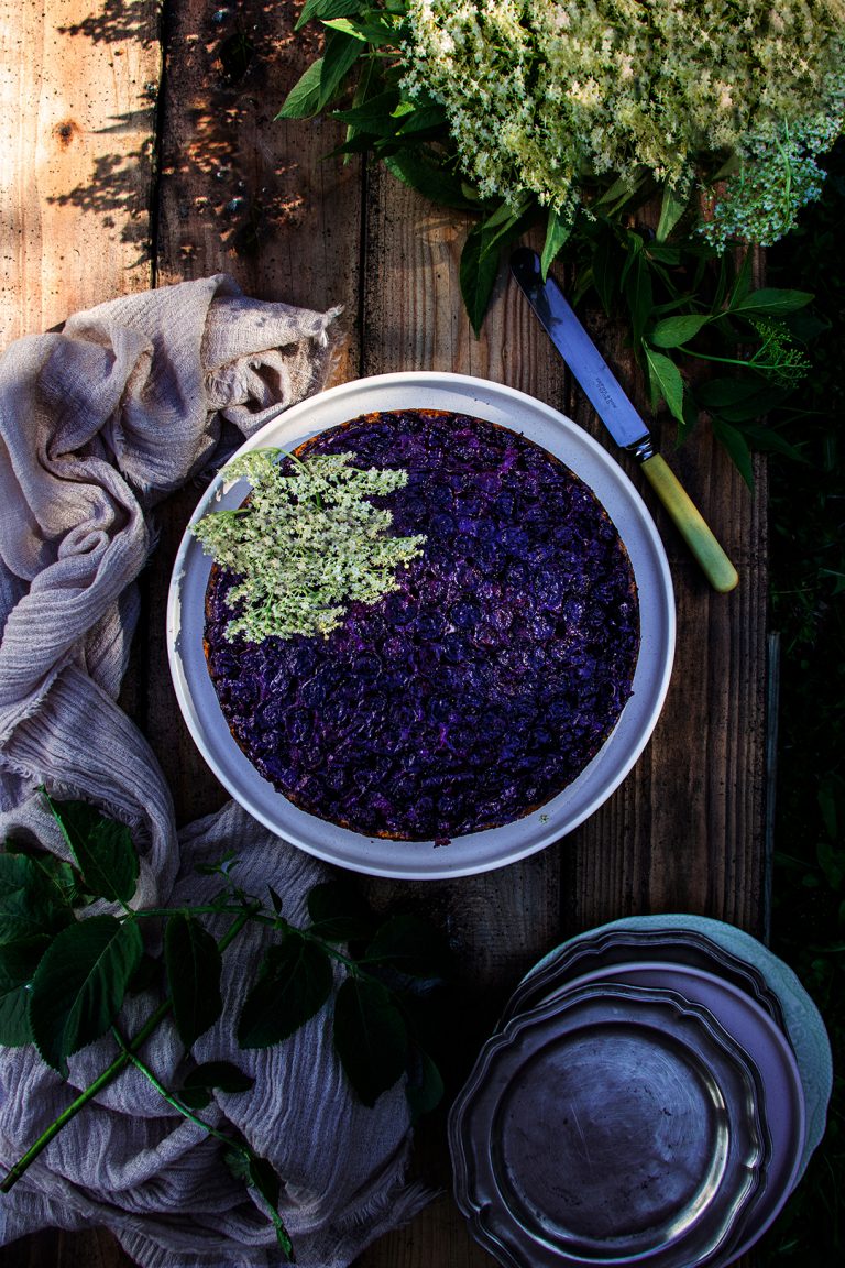 Blueberry & Elderflower Cake