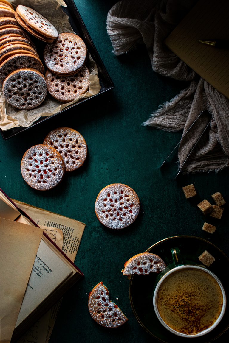 Apricot Jammie Biscuits
