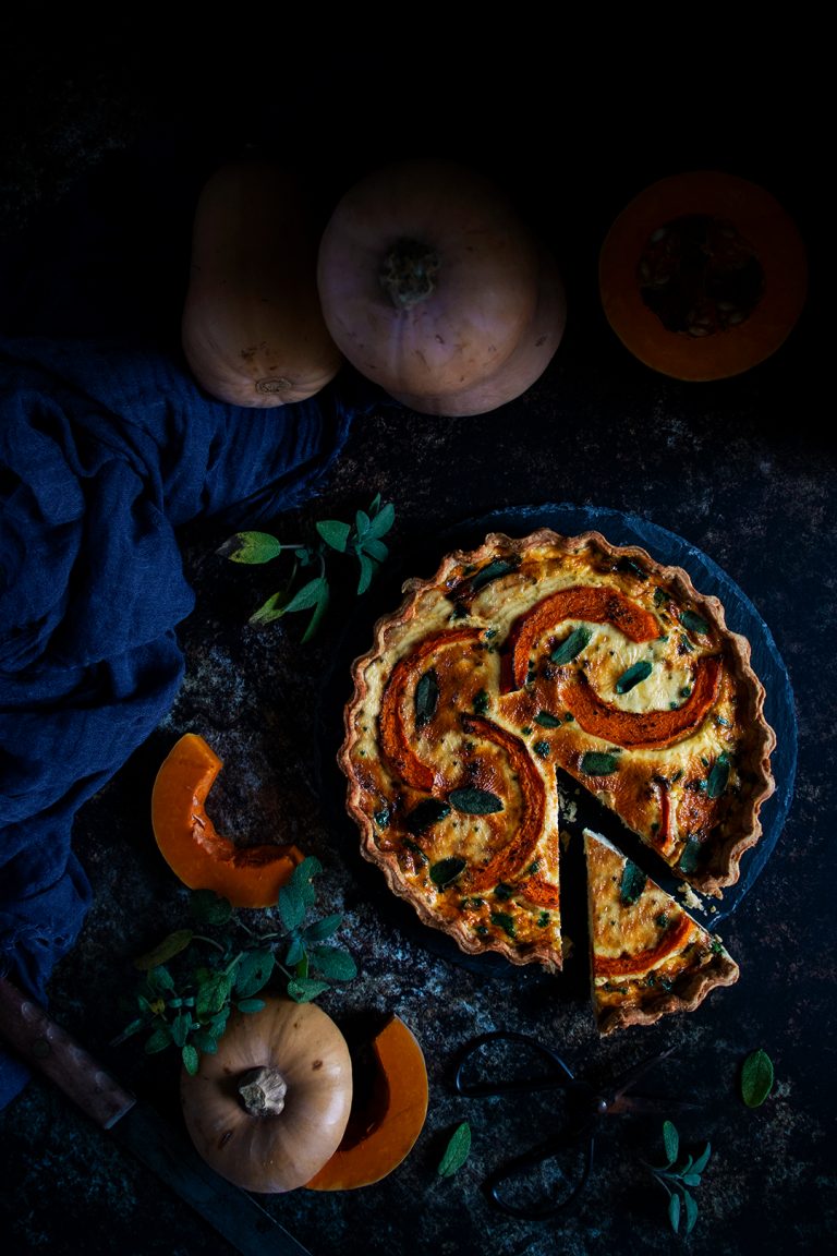 Squash & Sage Quiche