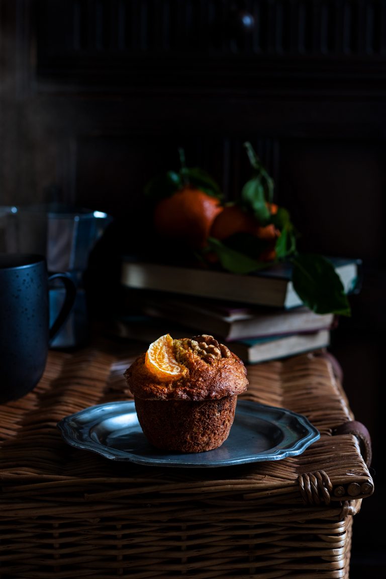 Clementine & Walnut Muffins